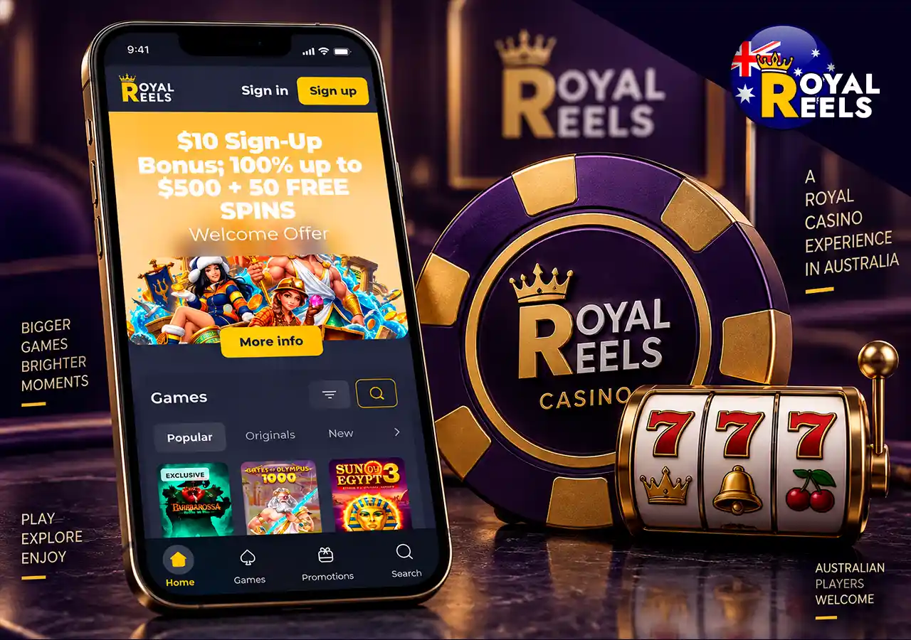 Royal Reels on mobile and desktop